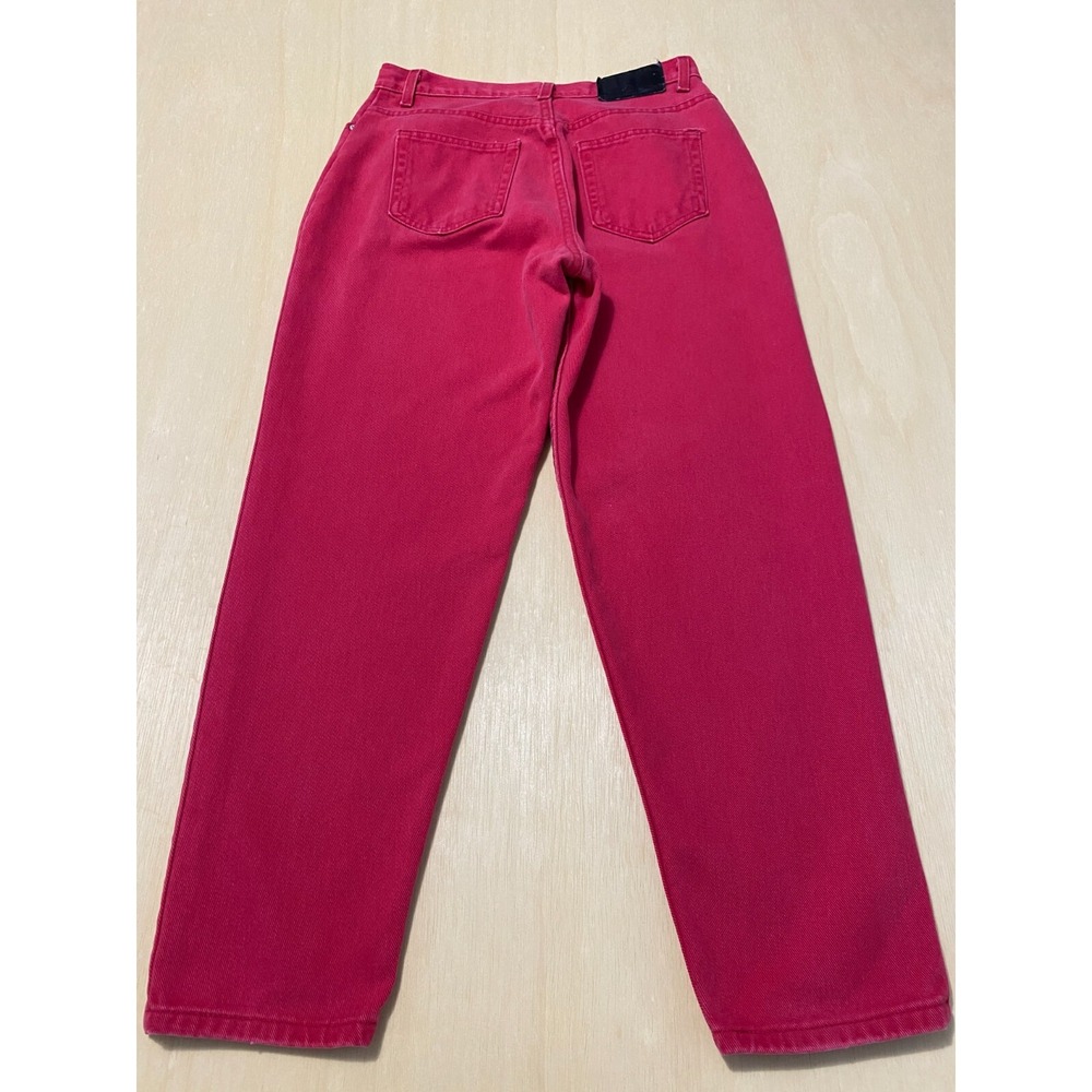 Vintage Faded Glory Jeans Womens 14P Pink Red Mom High Rise USA Made Y2K 30x28